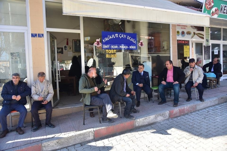 Başkan Yağcı Kent Merkezinde Bulunan Esnafı Ziyaret Etti