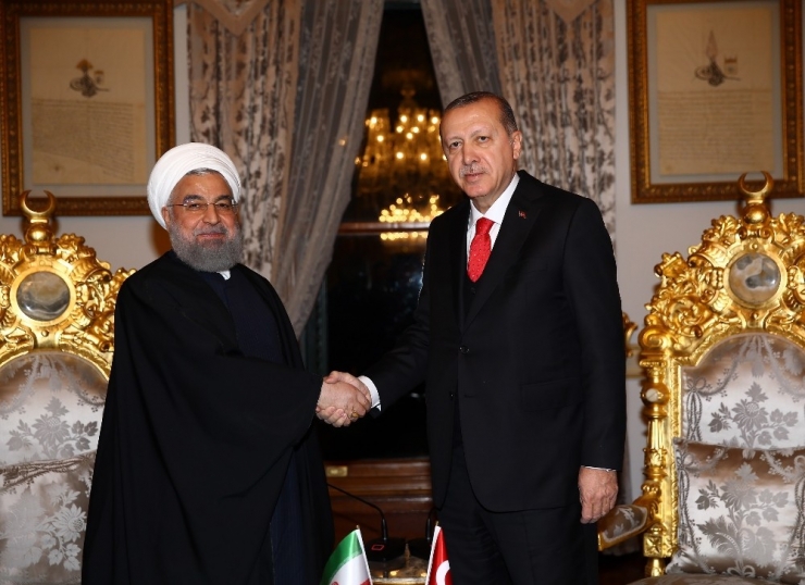 Cumhurbaşkanı Erdoğan, Ruhani İle Bir Araya Geldi