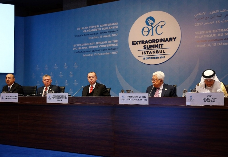 Cumhurbaşkanı Erdoğan: “İslam Dünyası Olarak Başkenti Kudüs Bağımsız Filistin Devletinden Asla Vazgeçmeyeceğiz”