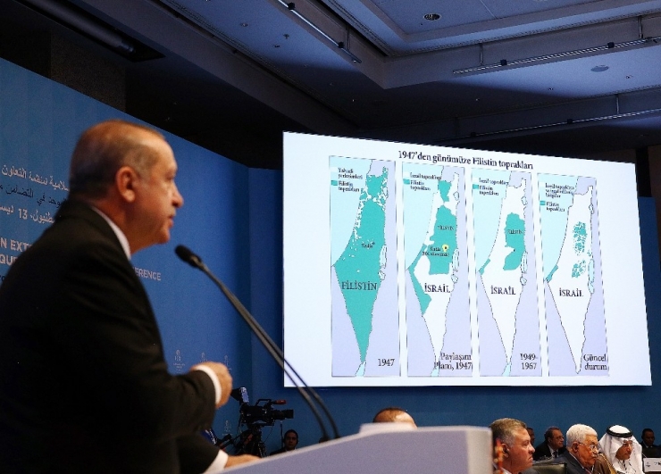 Cumhurbaşkanı Erdoğan: “İslam Dünyası Olarak Başkenti Kudüs Bağımsız Filistin Devletinden Asla Vazgeçmeyeceğiz”