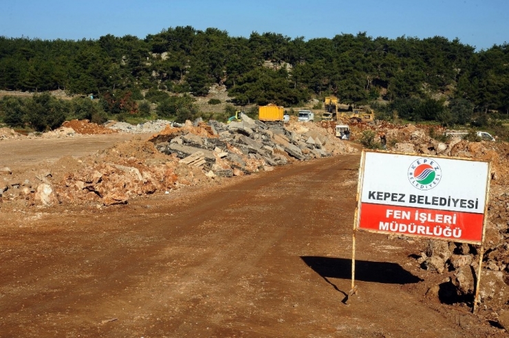 Kepez Belediyesi’nden Çankaya’ya Bağlantı Yolu