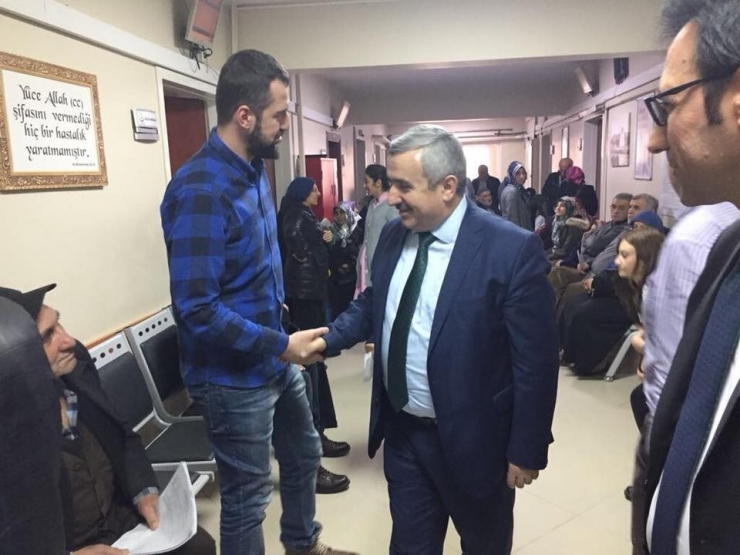 Başkan Baran’dan Başhekim Sarıışık’a Ziyaret