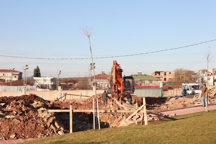 Ahmed-i Hani Parkı’nda İkinci Etap Çalışmaları Sürüyor