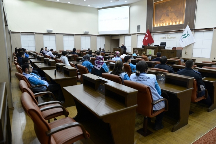 Belediye Personeline Yangın Eğitimi