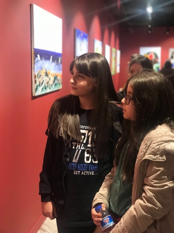 Gkv’li Minik Ressamlar Görme Engelli Ressamın Dünyasında