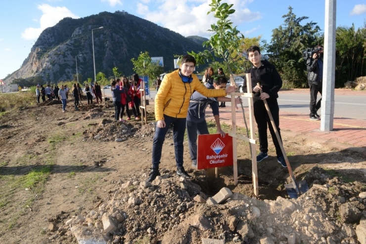 Konyaaltı’nda 40 Genç 40 Fidan Dikti