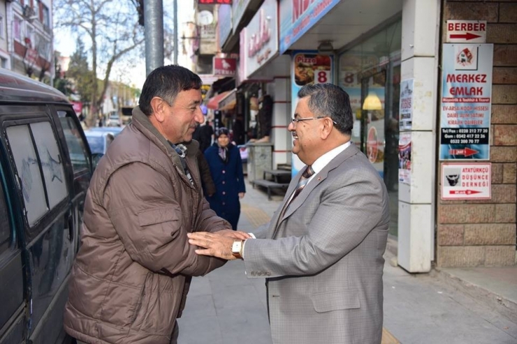 Başkan Yağcı’dan Esnaf Ve Vatandaş Ziyareti