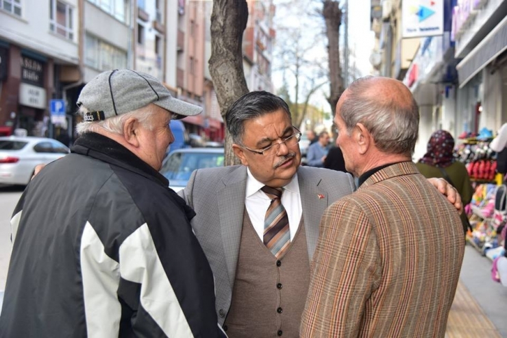 Başkan Yağcı’dan Esnaf Ve Vatandaş Ziyareti