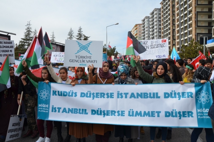 Niğde Kudüs İçin Yürüdü