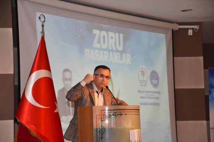 Vali Çeber, Öğrencilere Tecrübelerini Aktardı