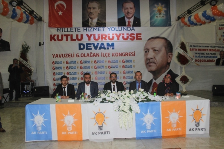Ak Parti Yavuzeli 6. Olağan Kongresi Yapıldı