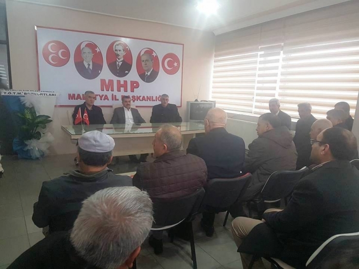 Yazıhan’da Stk’lardan Mhp’ye Ziyaret