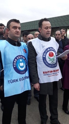 Eğitimciye Şiddeti Kınadılar