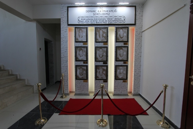 Domaniç Kaymakamlığı’nda Şehitler Köşesi Oluşturuldu