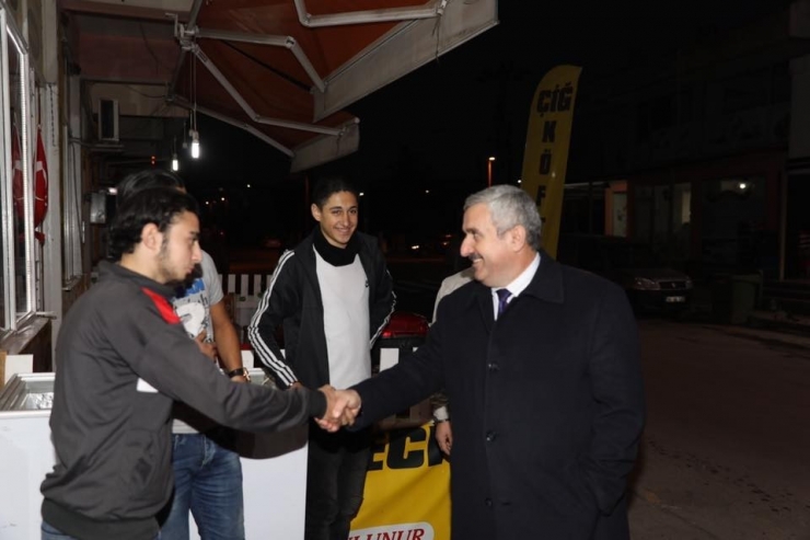 Başkan Baran’dan Gece Mesaisi