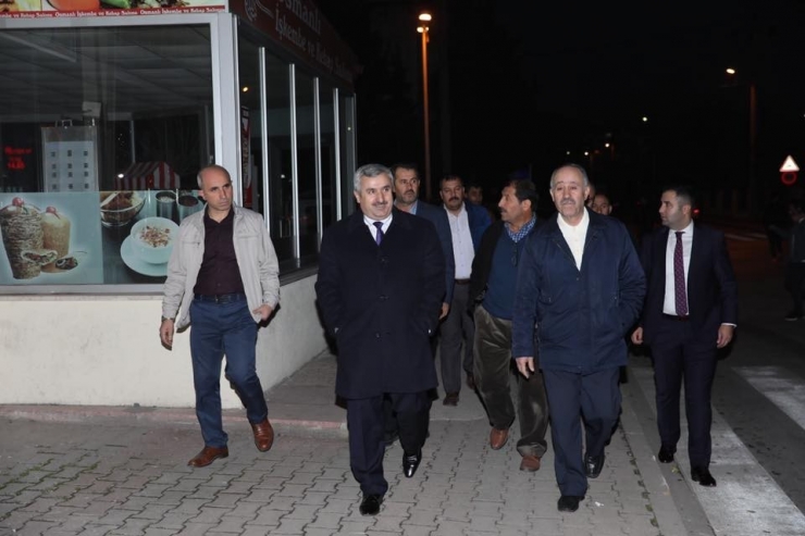 Başkan Baran’dan Gece Mesaisi