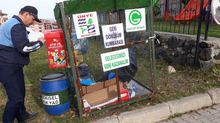 Ünye’de Geri Dönüşüm Uygulaması Tuttu