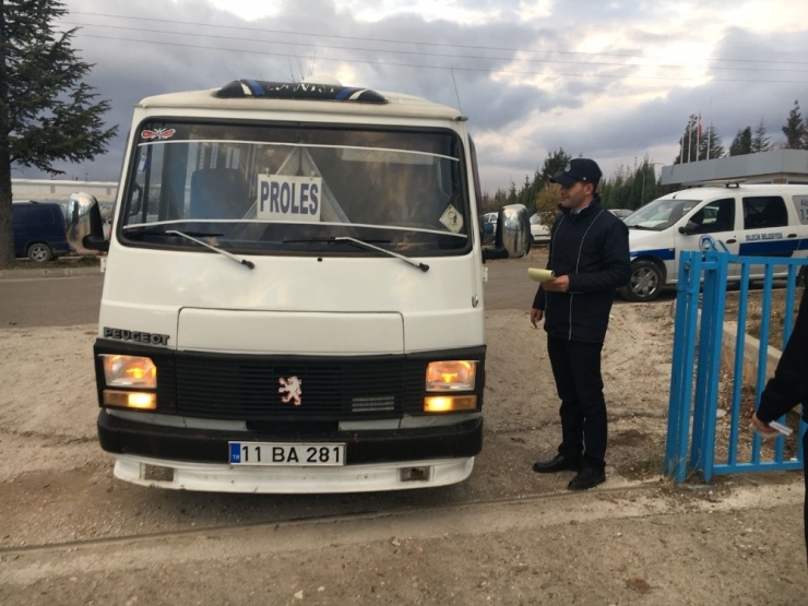 Zabıta Müdürlüğü’nden Özel Servis Araçlarına Denetim