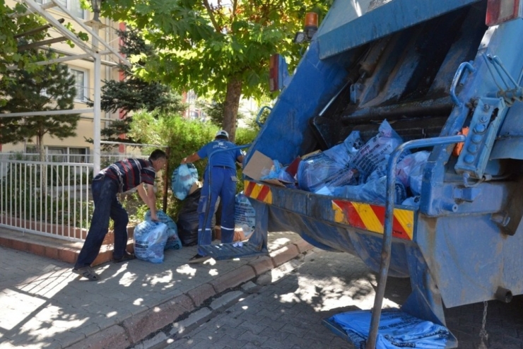 Melikgazi’de Ayrıştırılmış Çöp Toplanıyor