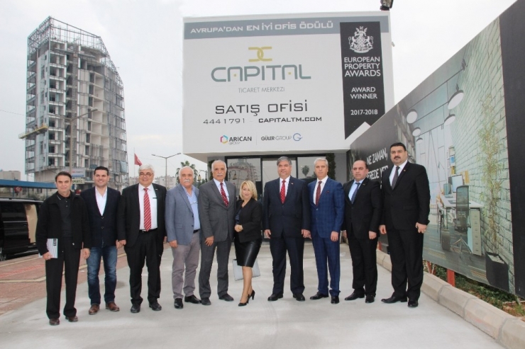 Irak’ın Ankara Büyükelçisi Mersin’de Capital Ticaret Merkezi’ni Ziyaret Etti