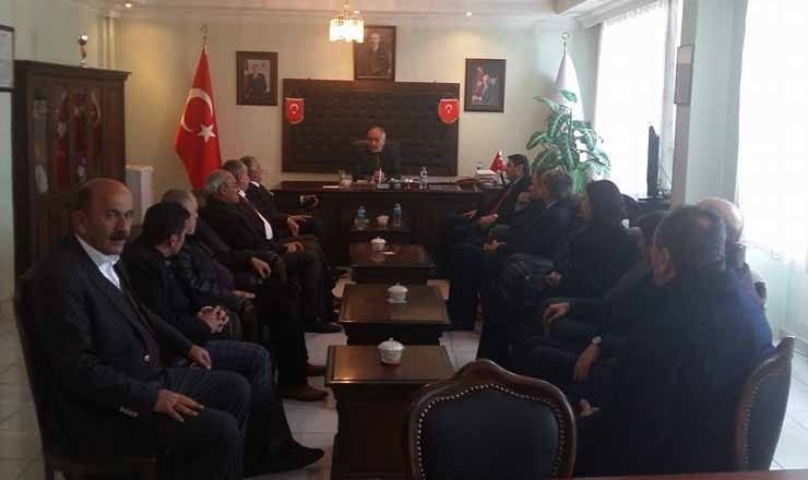 Ak Parti Heyetinden Başkan Özen’e Ziyaret