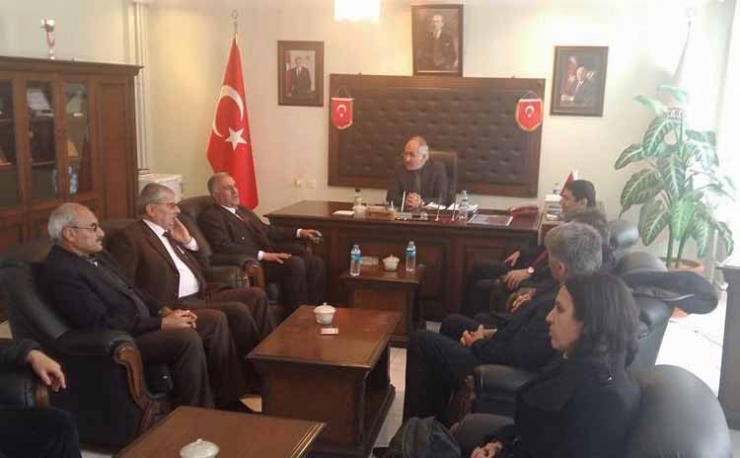 Ak Parti Heyetinden Başkan Özen’e Ziyaret