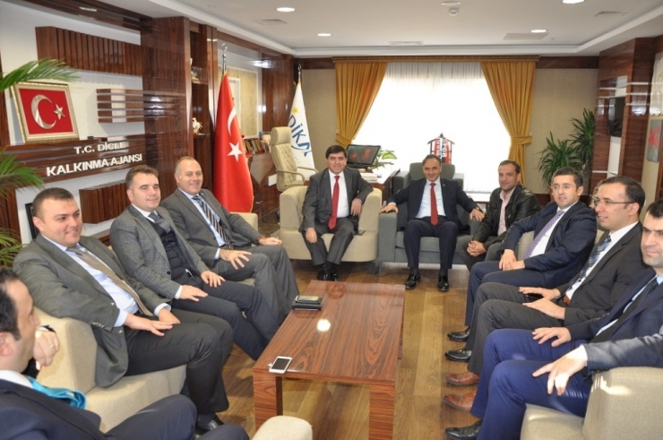 Gap Başkanı İle Kaymakamlar Dika’yı Ziyaret Etti