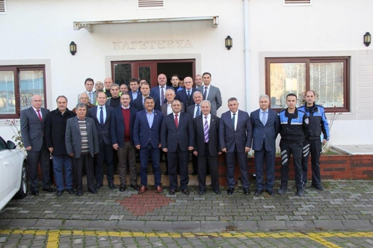 Emniyet Müdürü Çetinkaya Muhtarlarla Bir Araya Geldi
