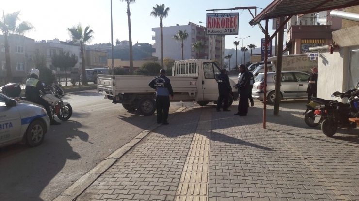 Mut’ta Kaldırım İşgaline İzin Yok