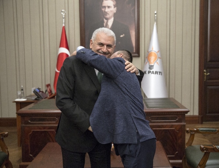 Başbakan Yıldırım, Down Sendromlu Filistinli Genci Kabul Etti