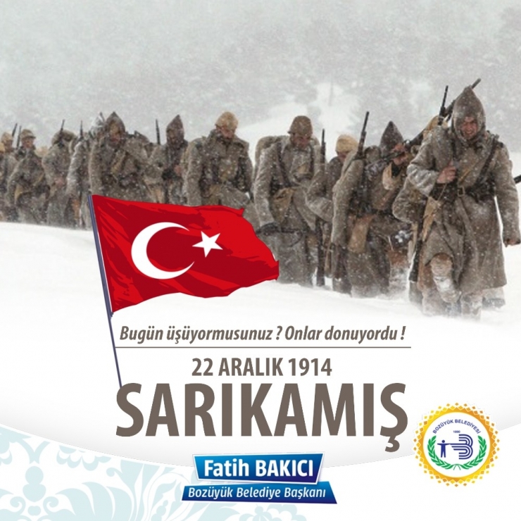 Başkan Bakıcı’nın Sarıkamış Şehitlerini Anma Mesajı