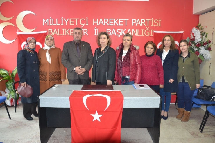 Mhp Balıkesir Kadın Kolları Başkanlığı’na Dereli Atandı
