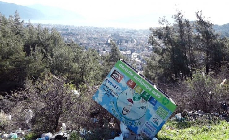 Marmaris Ormanları Çöplüğe Döndü