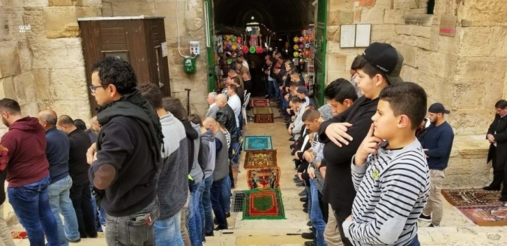 Kudüs’te Türk Bayraklı Tişört Giyen Filistinliler Trump’ı Protesto Etti