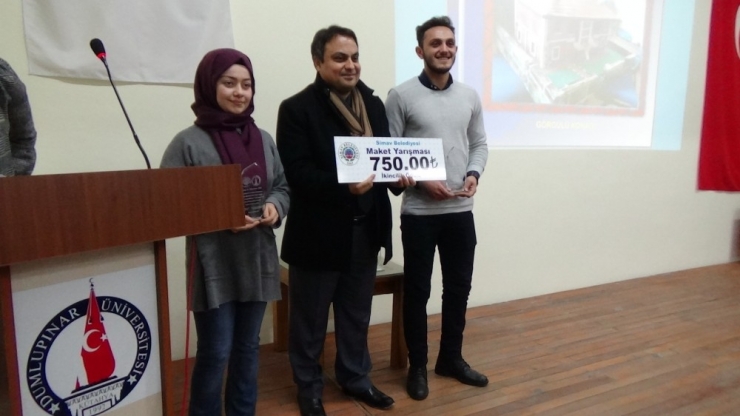 Dpü Simav Meslek Yüksekokulu Öğrencilerinden Maket Sergisi