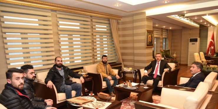 Yeşilay Ağrı Şube Başkanı Aslan’dan Vali Elban’a Ziyaret