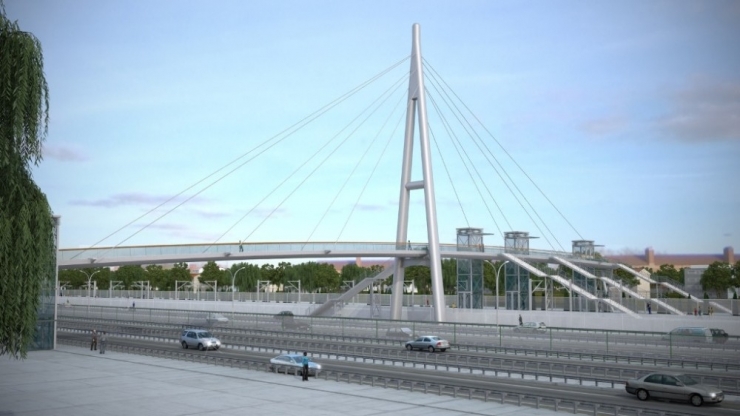 Gebze’ye Modern Yaya Köprüsü Geliyor