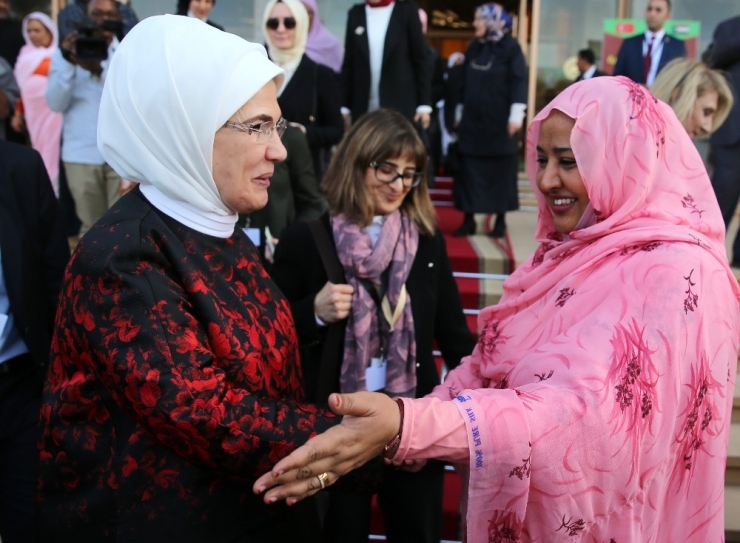 Sudan Cumhurbaşkanı Eşi Widad Babiker, Emine Erdoğan’ı Kabul Etti