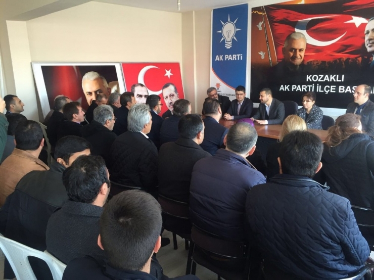 Ak Parti Milletvekili Açıkgöz, Kozaklı İlçe Teşkilatını Ziyaret Etti