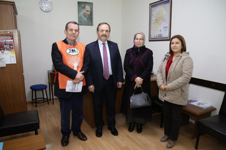 Başkan Şahin Tema Gönüllüsü Oldu