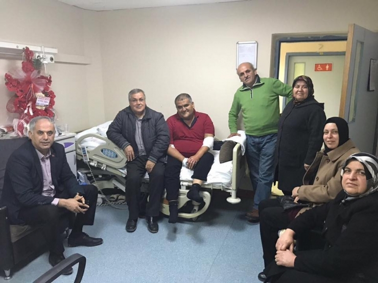 Başkan Yaman’dan Hasta Ziyareti