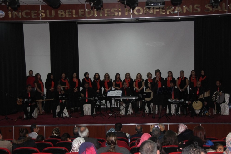 Tsm Kadınlar Korosu İncesu’da Konser Verdi