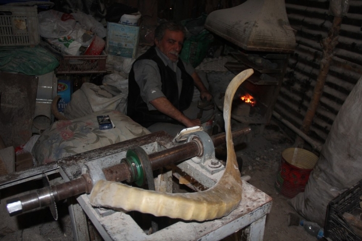 Usta Elde Kirli Boynuzlar Temiz Taraklara Dönüşüyor