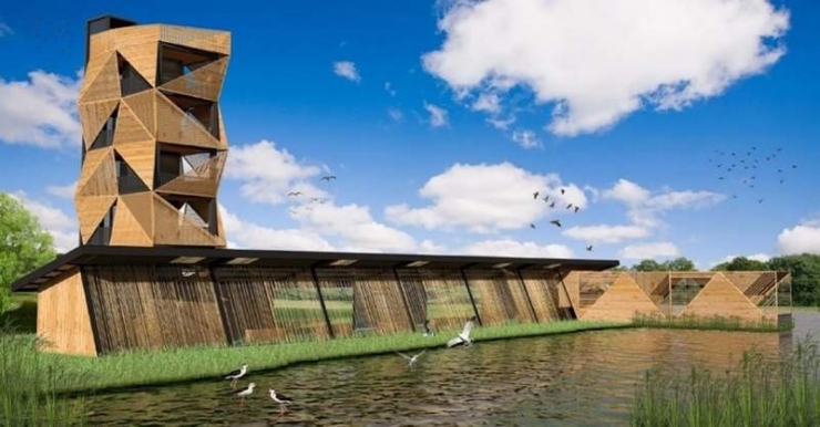 Hersek Lagününe Asansörlü Kuş Gözlem Kulesi