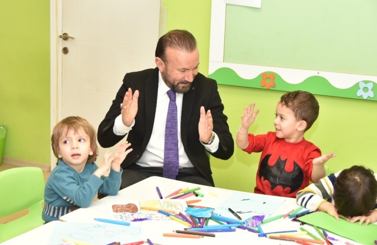 Başkan Doğan, Anaokolu Öğrencileri İle Enerji Doldu