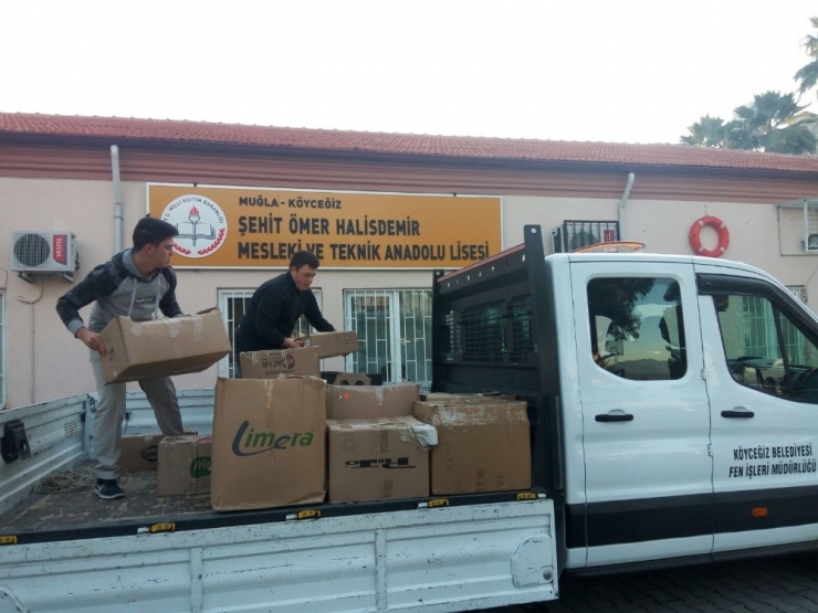 Köyceğizli Öğrencilerden Dayanışma Ve Kardeşlik Örneği