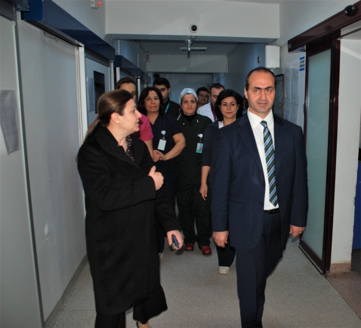 Gaziantep Sağlık Müdürü Hastaneleri İnceledi
