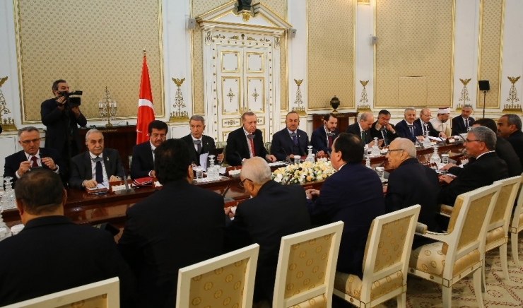 Cumhurbaşkanı Erdoğan, Tunuslu Mevkidaşı İle Görüştü