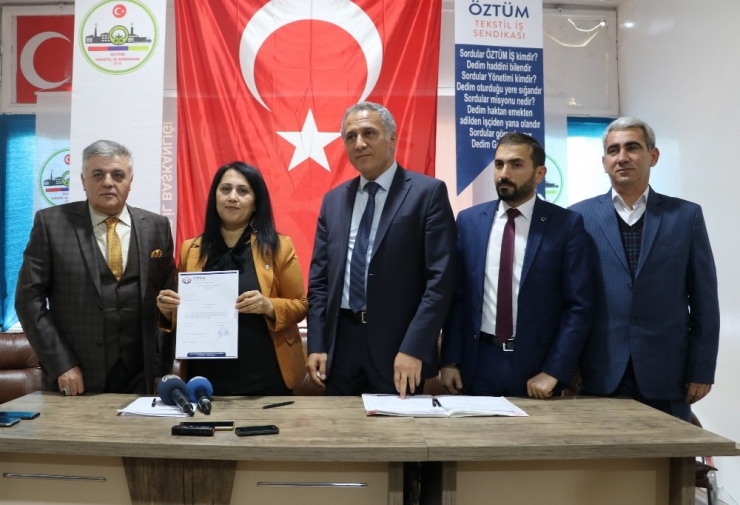 Mezine Sırakaya Öztüm Tekstil İş Sendikası Genel Başkan Yardımcılığına Atandı
