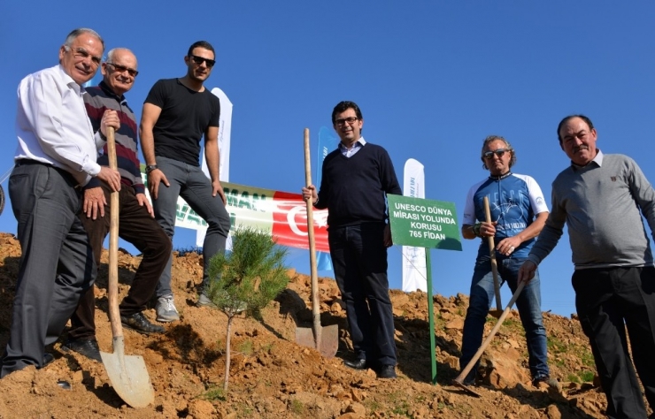 Bisikletçilerden Doğaya 765 Fidan